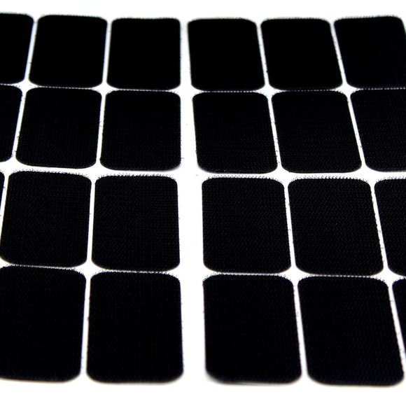 24 Pcs Heavy Duty Hook and Loop Tape Adhesiv Strips Anti Slip/Curl Gripper - Picture 5 of 11